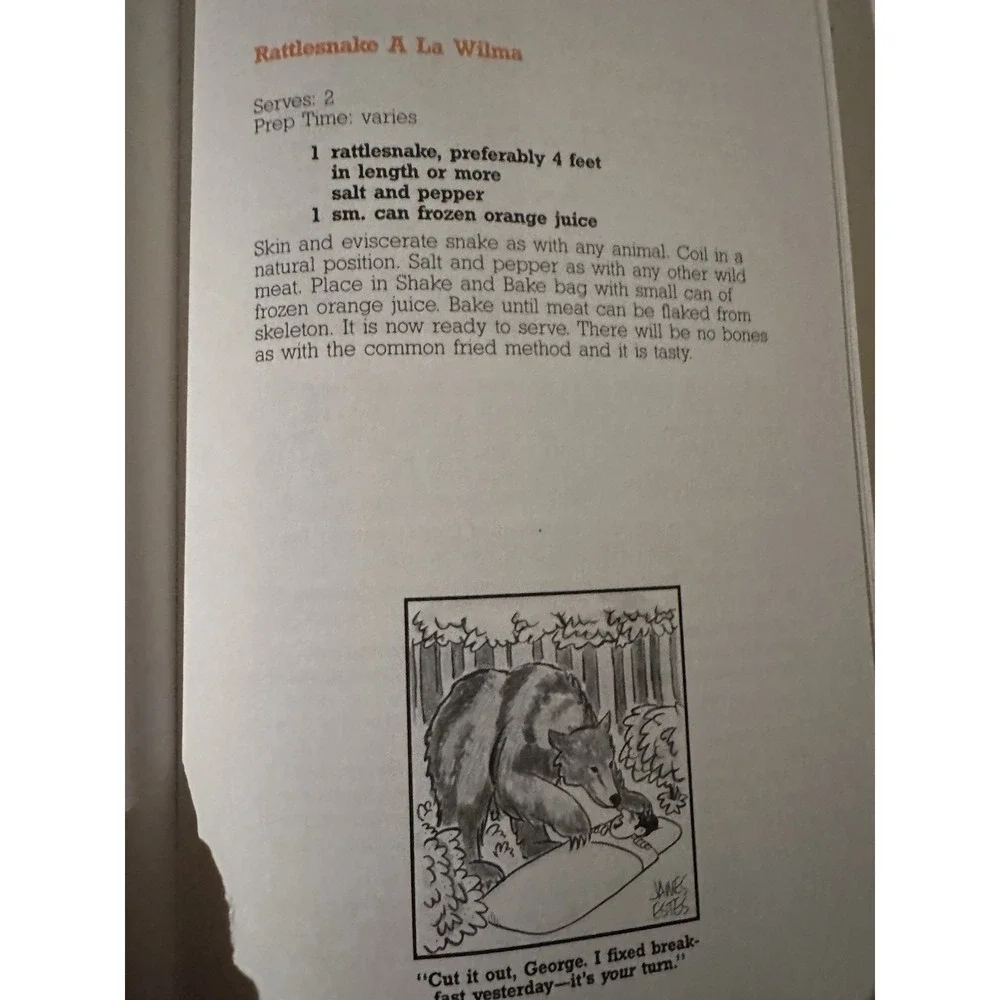 1990 NAHC Wild Game Cookbook Venison Recipe Book Paperback Vintage EC